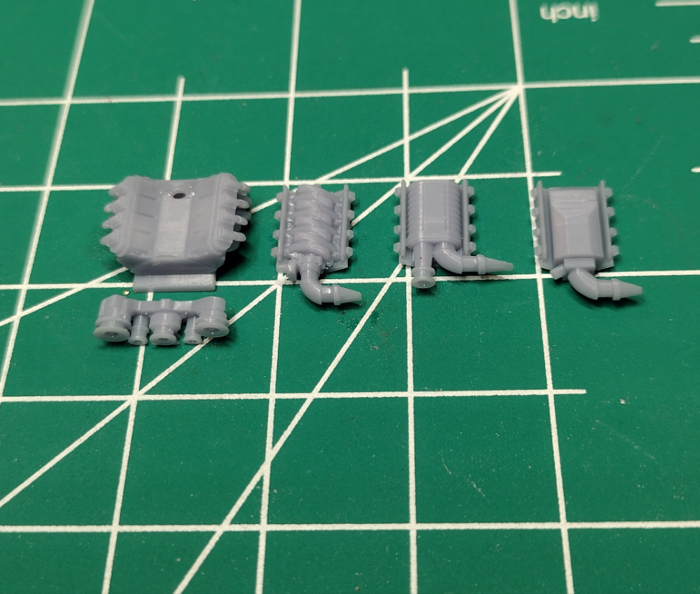 3d printed 164 scale LS for M2 square body (tall, no hood)