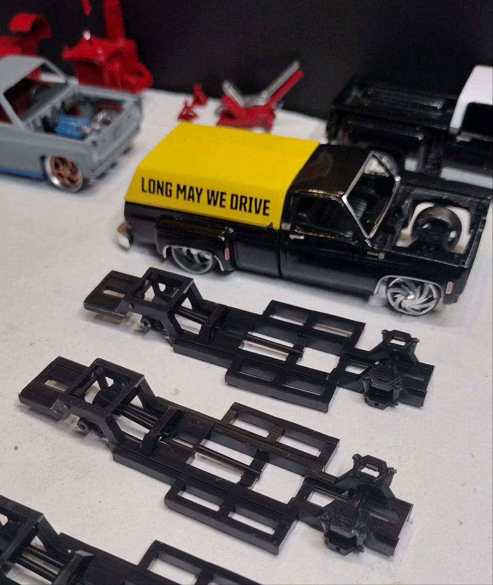 Custom dropped dually frame