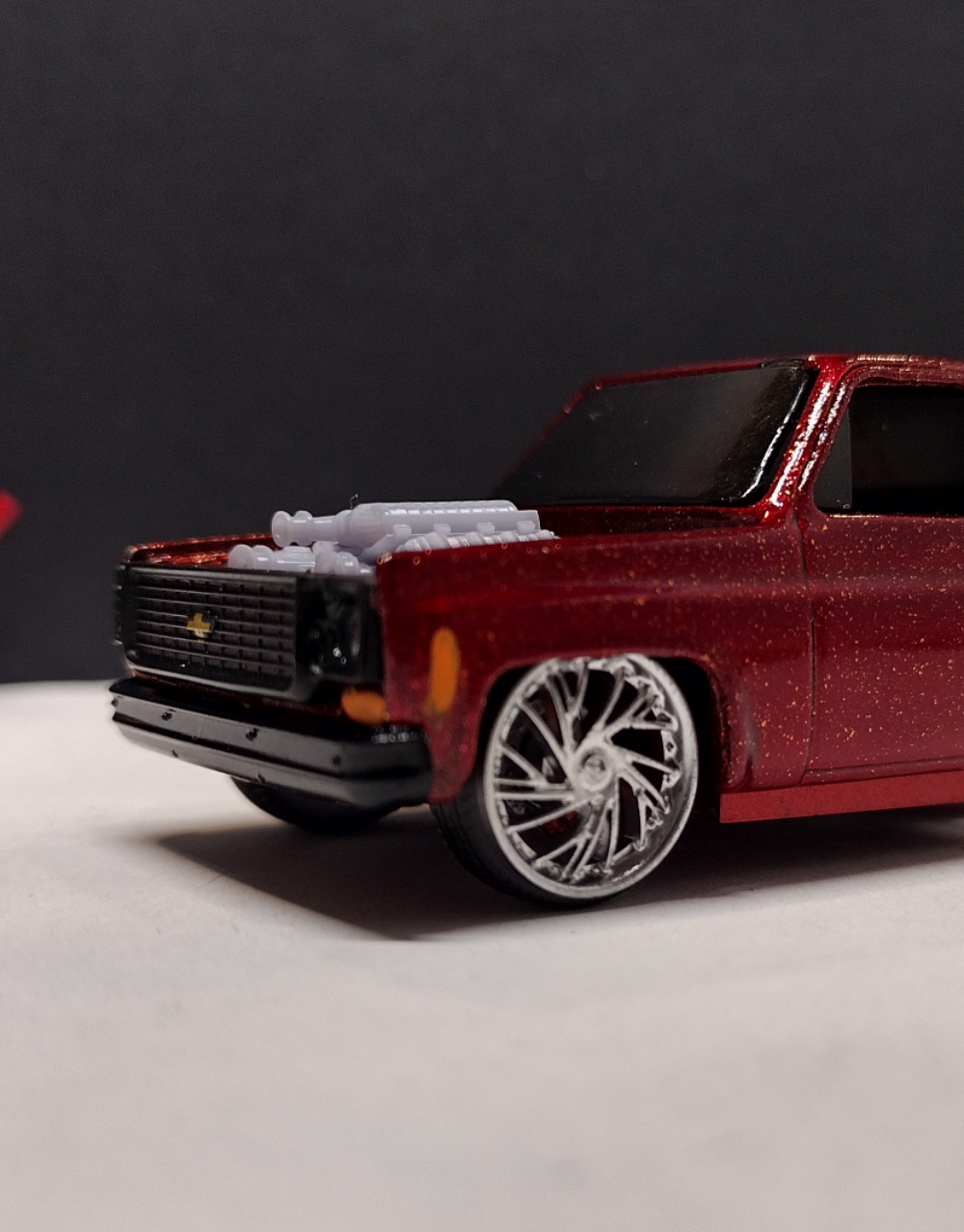 3d printed 164 scale LS for M2 square body (tall, no hood)
