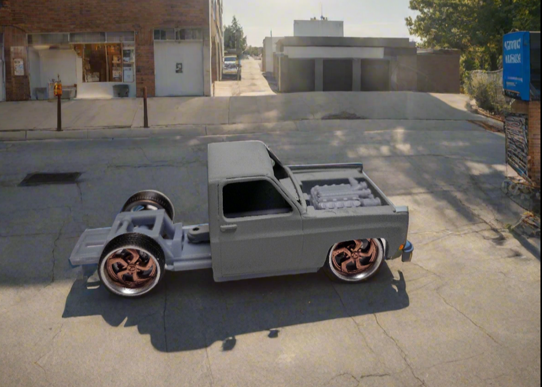 3d printed 164 scale LS for M2 square body (short)