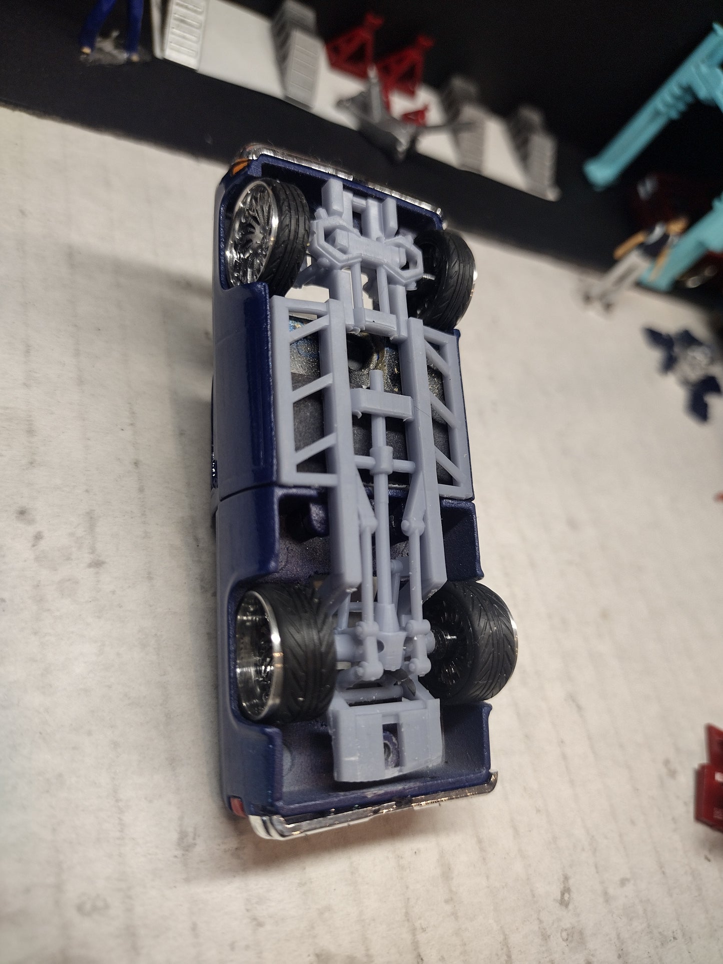 164 scale m2 machines squarebody dropped base.