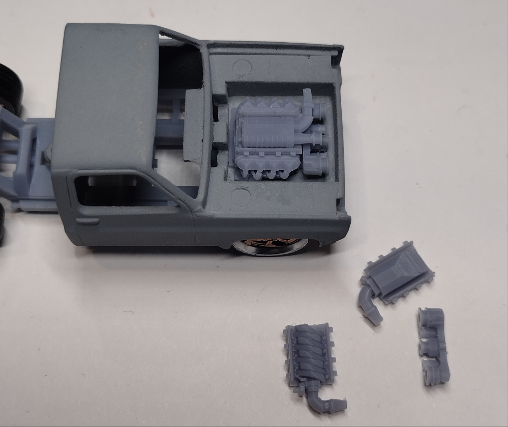 3d printed 164 scale LS for M2 square body (short)