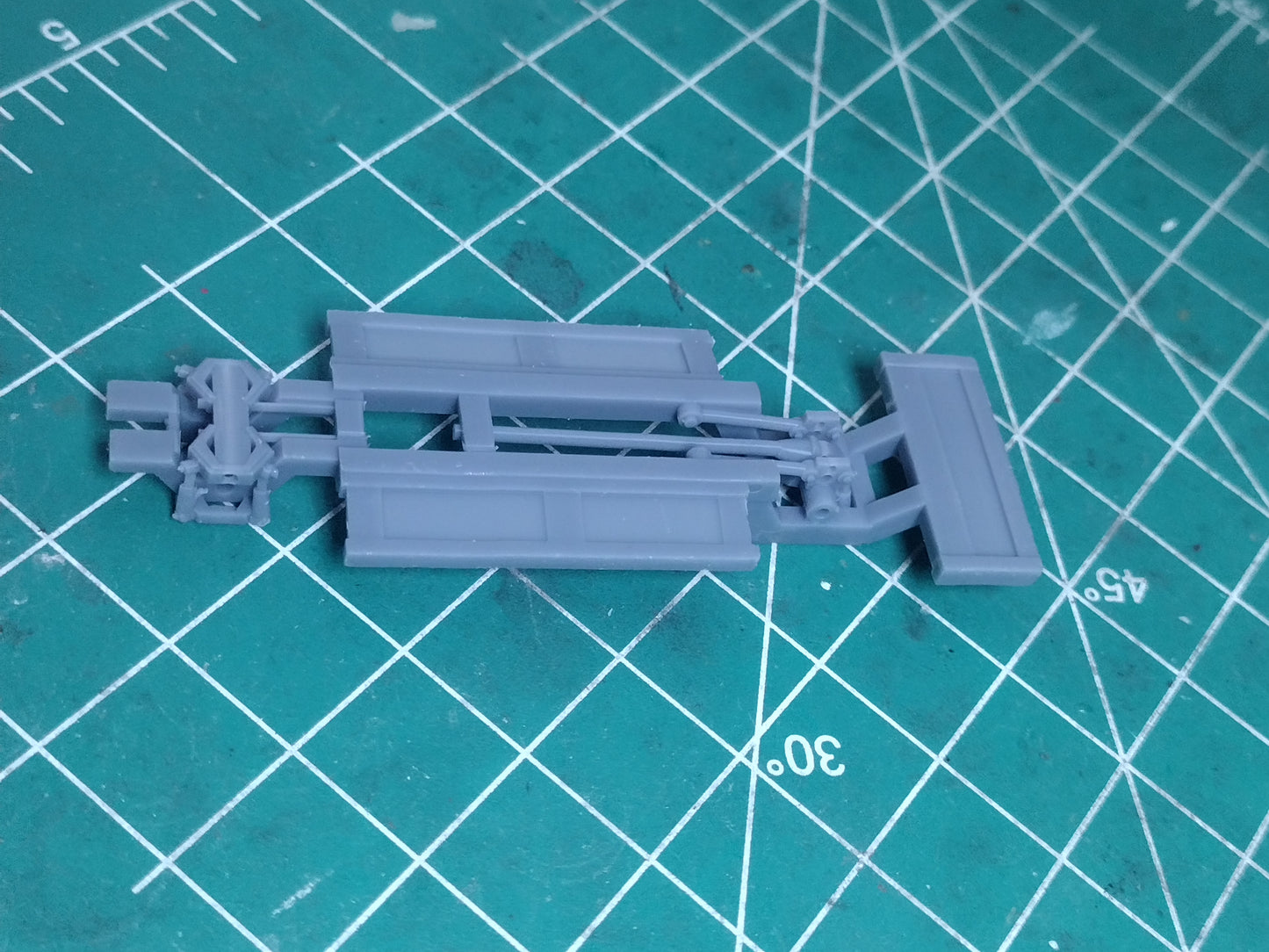 3d printed chassis for Greenlight collectables suburban