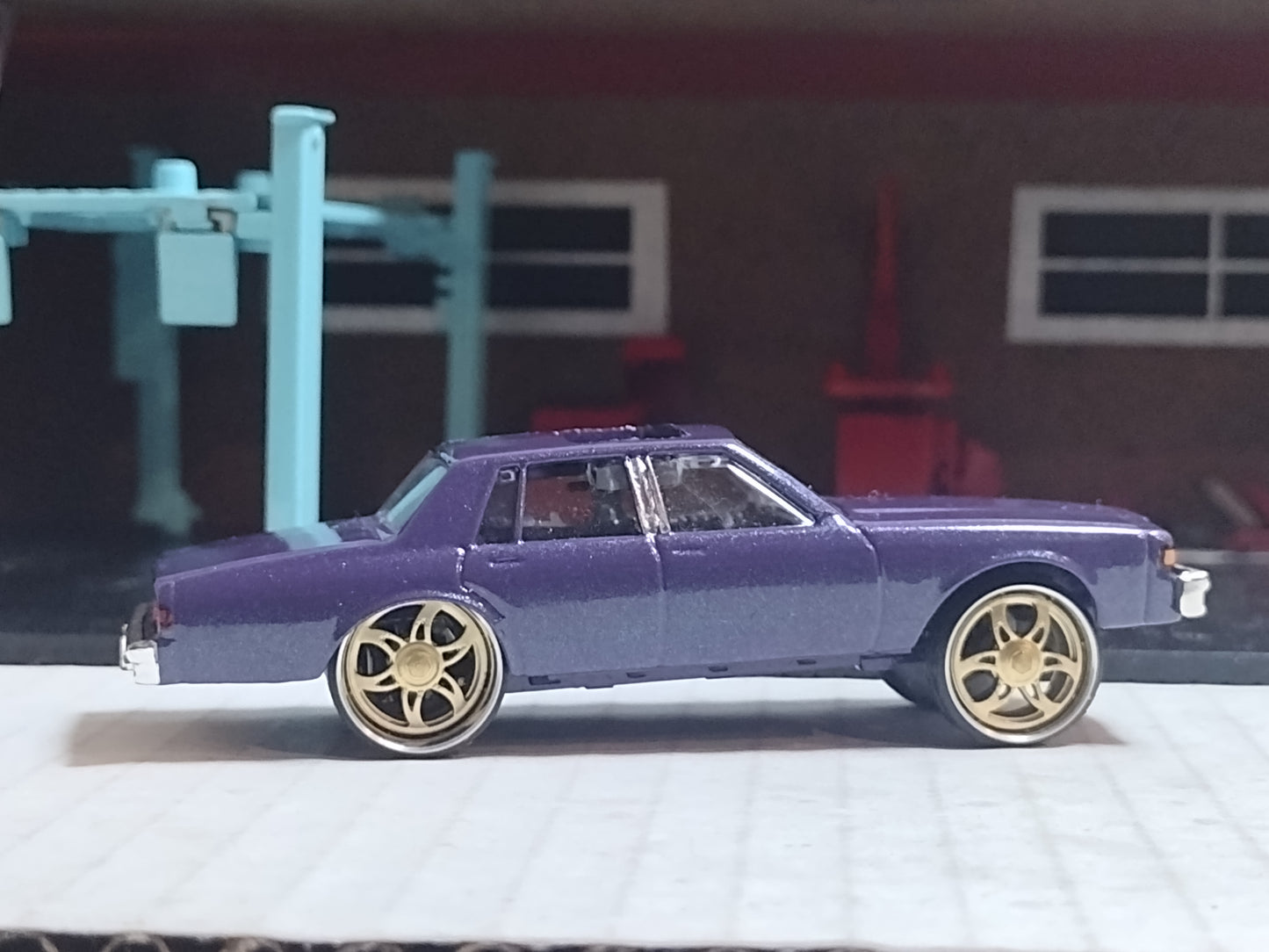 Custom greenlight box Chevy frame