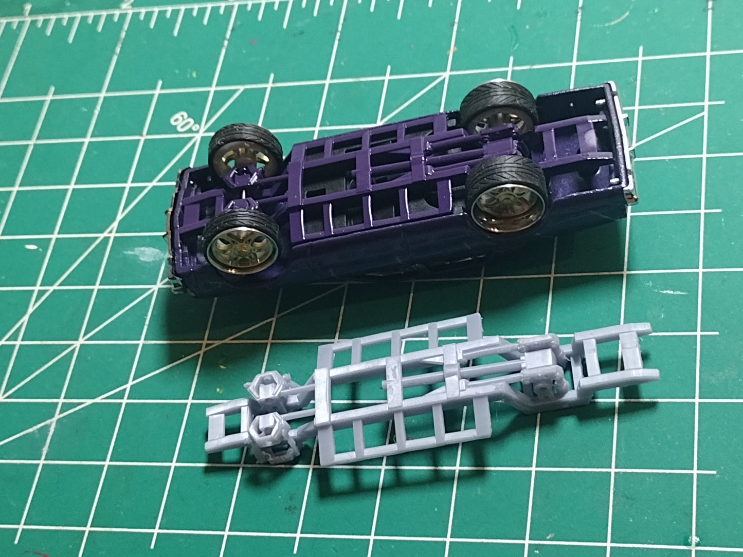Custom greenlight box Chevy frame