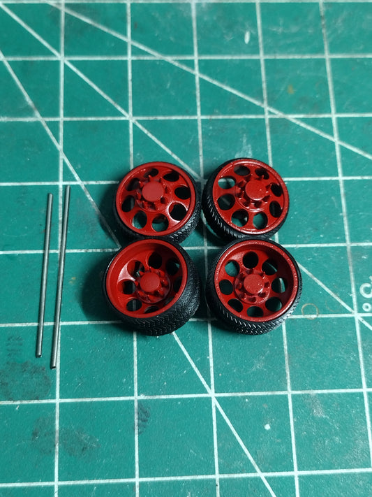 32" AWC bullet hole dually (Red)